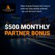 Dapatkan bonus tambahan $500!